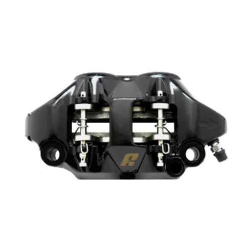 Accossato,108mm Monoblock radial brake caliper right. Black 