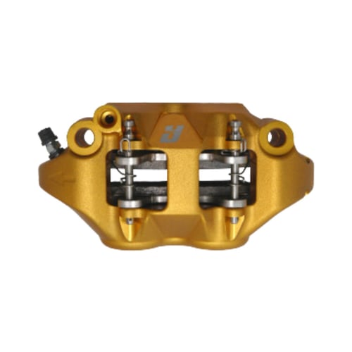 Accossato, 108mm Monoblock radial brake caliper right. Gold