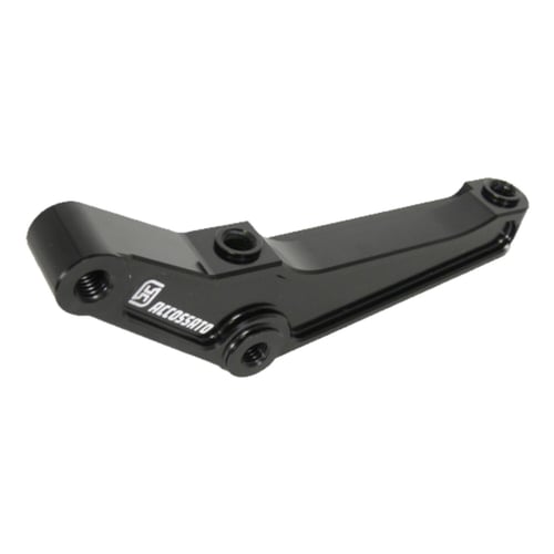 Accossato, brake caliper bracket. Left front. Black
