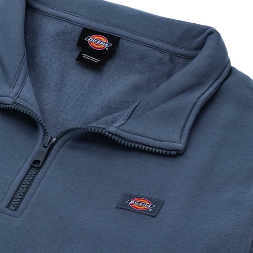 Dickies Oakport Quarter zip hoodie indigo