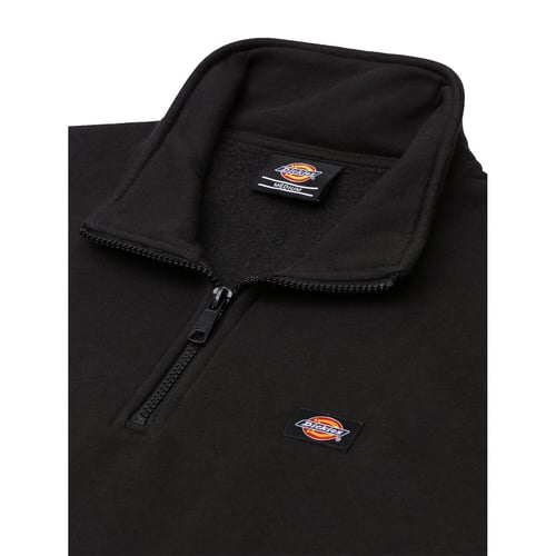 Dickies Oakport Quarter zip hoodie black