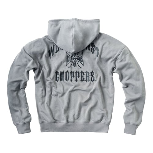 WCC Iron Oversized zip hoodie gray