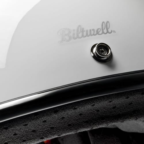Biltwell Gringo helmet gloss white
