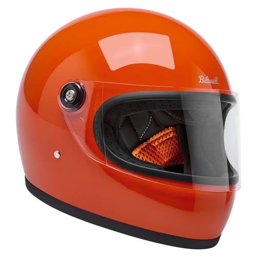 Biltwell Gringo S helmet gloss hazard orange