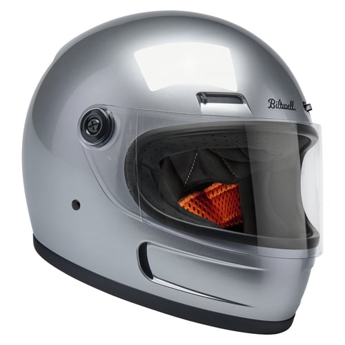 Biltwell Gringo SV helmet gloss silver