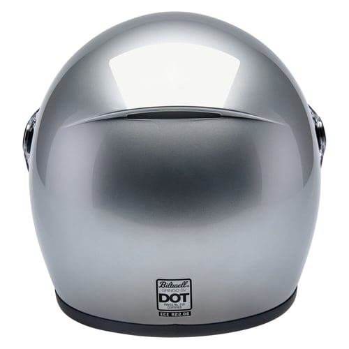 Biltwell Gringo SV helmet gloss silver