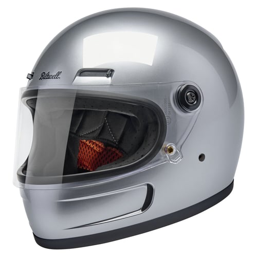 Biltwell Gringo SV helmet gloss silver