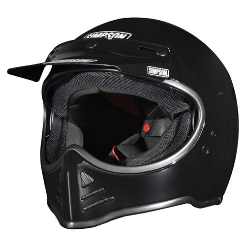 Simpson M52 helmet black glossy