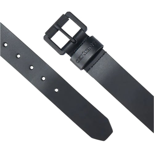 Carhartt Bridle leather roller buckle belt black