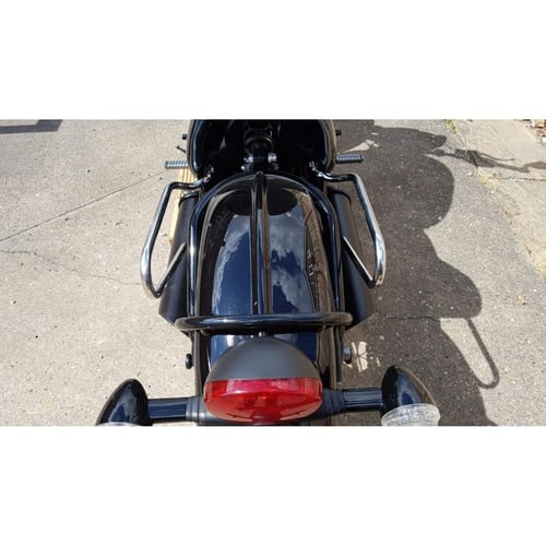 Motone, Triumph saddlebag support. Polished stainless