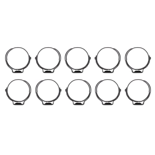 Crimp hose clamp, 11/16 (17.53mm) ID. Zinc