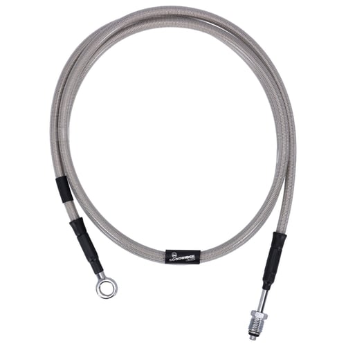 Goodridge hydraulic clutch line kit 63", clear coated