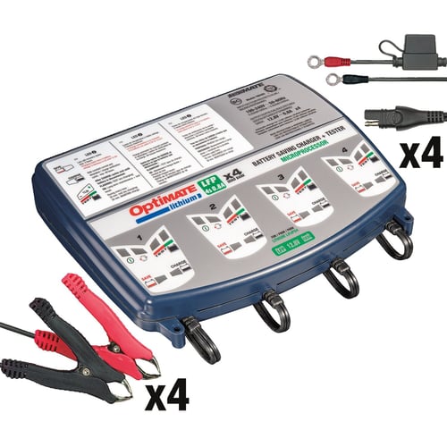 Tecmate OptiMATE, Lithium 4s 0.8A 4-bank