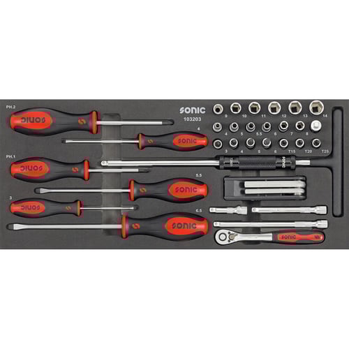 Sonic, Top toolbox metric motorcycle. 89 piece