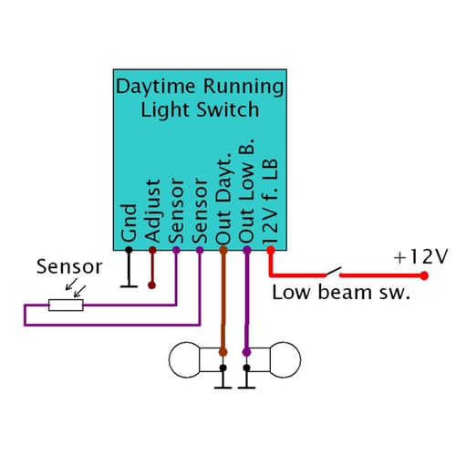 Axel Joost Elektronik, Daytime Running Light switch