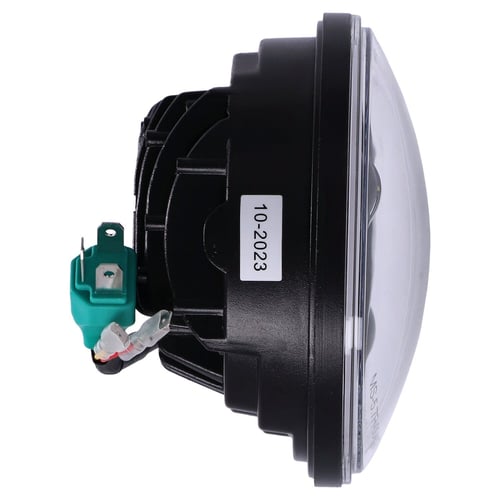 Bright, 5.3/4" LED headlamp unit. Black