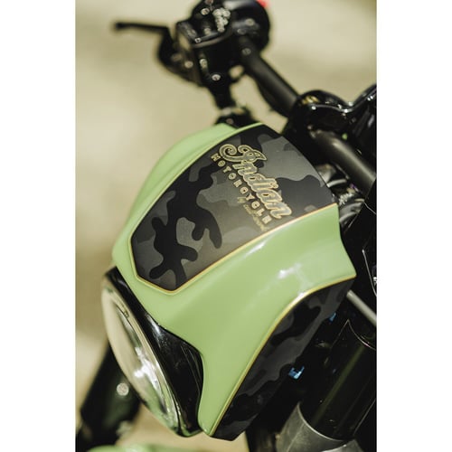 Cult-Werk, headlamp mask kit 'NRS Style'. Gloss black