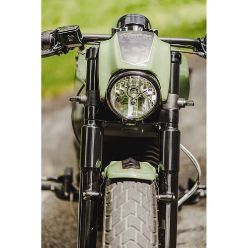 Cult-Werk, headlamp mask kit 'NRS Style'. Gloss black