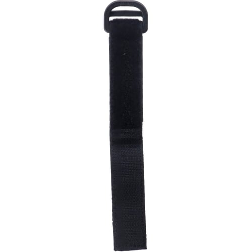 Longride, 25mm hook & loop mount strap. Black