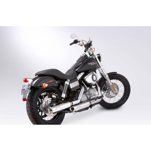 Miller, Nebraska slip-on mufflers. Euro 3. Polished