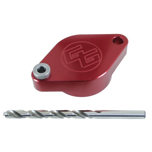 George's Garage, exhaust stud drill jig