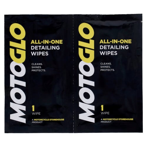 MotoGlo, Try-out detailing wipes