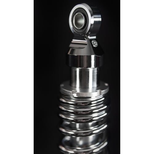 Bitubo, WME dual shock absorber set. Chrome. 296mm