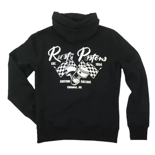 Rusty Pistons Riggins zip hoodie black