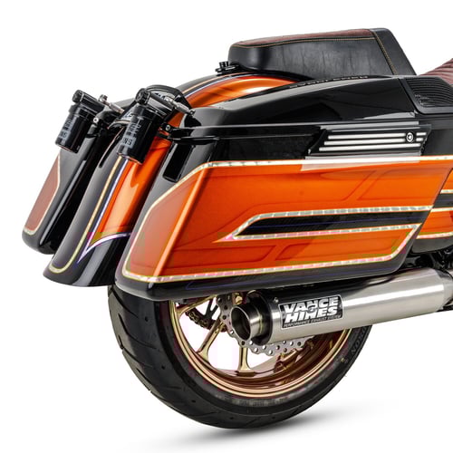 Vance & Hines, 2-1 Supersport exhaust system. Brushed