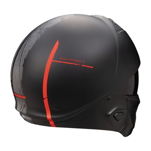 Scorpion Exo-Combat II Lord matt black/red