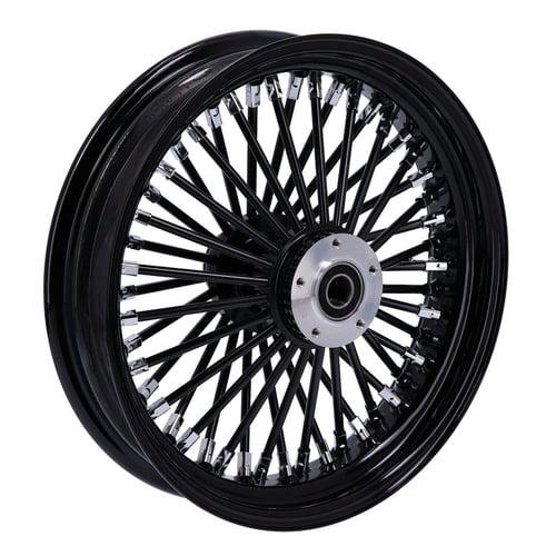 MCS radial 48 fat spoke front wheel 3.50 x 16 SF black