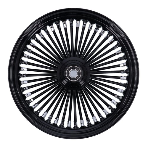 MCS radial 48 fat spoke front wheel 3.50 x 16 SF black