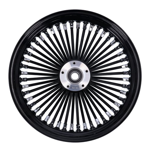 MCS radial 48 fat spoke front wheel 3.50 x 16 SF black