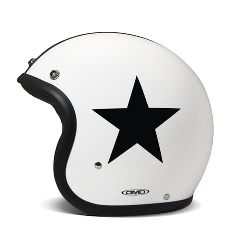 DMD Retro helmet Star White