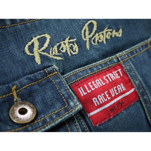 Rusty Pistons Bedford bib overall blue