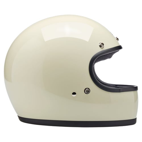 Biltwell Gringo Santa Cruz handmade helmet vintage white